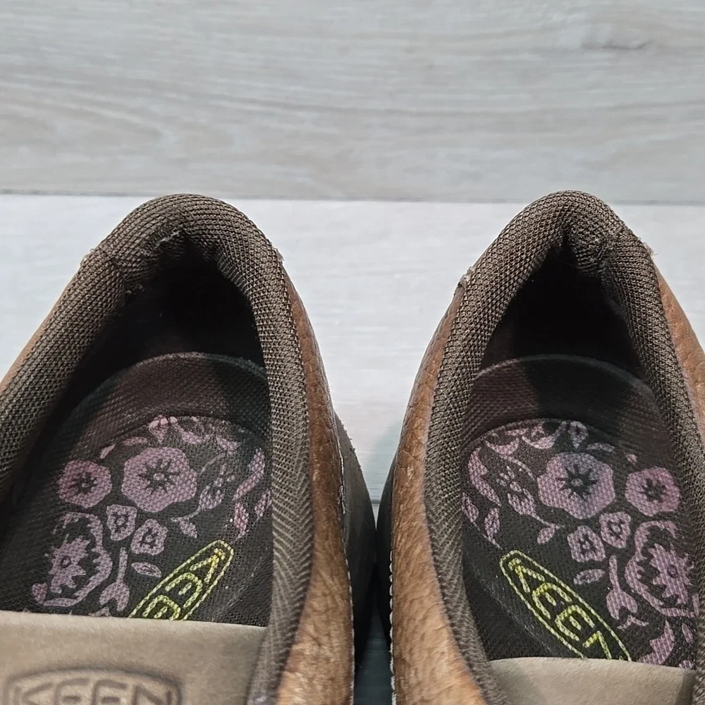 Keen Women Presidio Brown Leather Shoes Sneakers Boots Sz 9